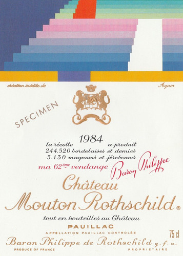 Etiquette chateau mouton - etiquette, :chateau