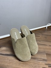 Prada Interlock Flat Mule