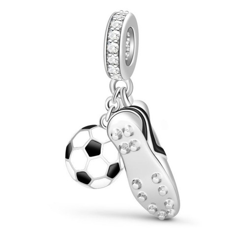 Ciondolo pallone scarpe - ciondolo,