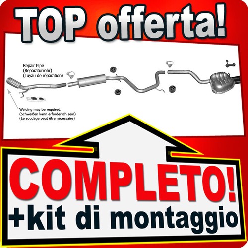 Scarico completo per jetta - per, vw