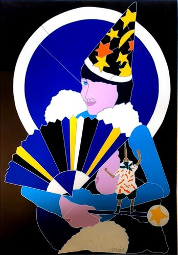 Ugo nespolo serigrafia con - ugo,