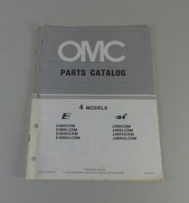 Catalogo Parti OMC Evinrude / Johnson Fuoribordo 4 CV Modelli Aggiornato 08/1983