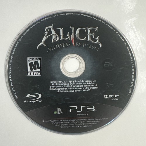 Alice madness returns sony - madness,