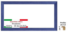Cornice in legno,Blu Avio, per