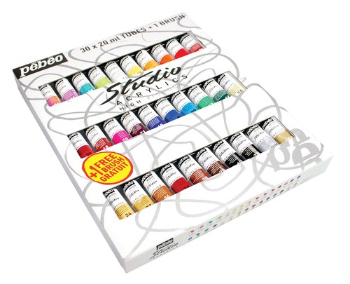 Pebeo studio set acrilico x - pebeo,