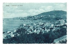 GAETA, PANORAMA, CARTOLINA FORMATO PICCOLO, VIAGGIATA 1917 *