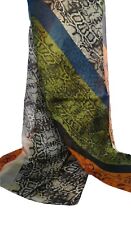 Foulard Pura Seta 💯 Stola Scialle Sciarpa Chador Hijad Pareo coprispalle