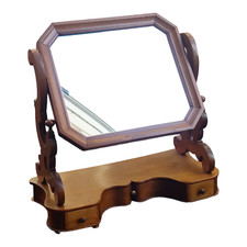 ANTICA PSICHE SPECCHIERA  STILE LUIGI FILIPPO  LEGNO DI NOCE EPOCA OTTOCENTO 800