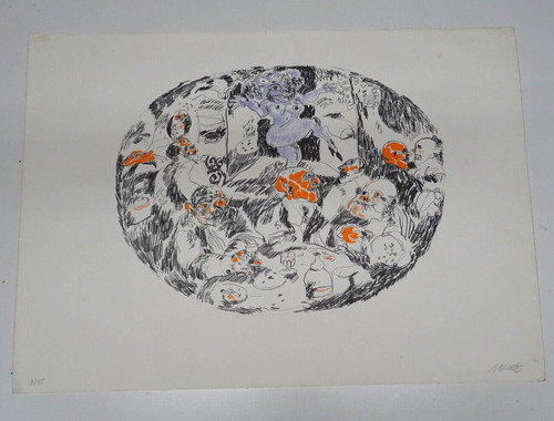 Litografia antonio possenti - antonio,