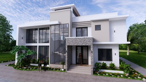 Piano design casa - 49x33, piedi