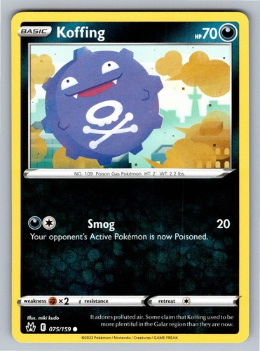 Koffing 075 159 corona - 075/159, comune