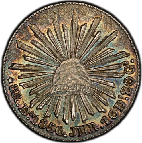Messico reales 1850 do jmr - 8,