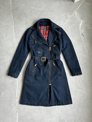 Giacca trench denim - , biker