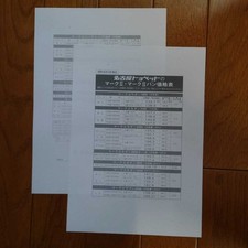 Catalogo elenco B4 taglia 1980