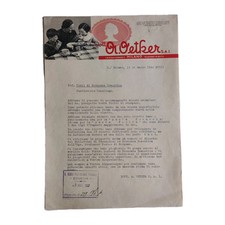 1940 Dott. A. Oetker Milano Corsi Di Economia Domestica Casalinga Lettera C02937
