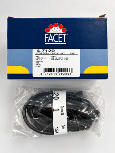 Facet 7120 kit - cavi, candele