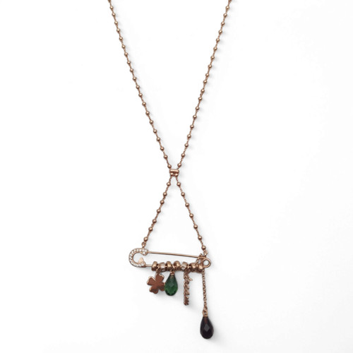 Collana con spilla - balia,