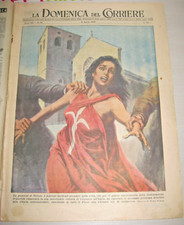 Domenica del Corriere. 6 aprile 1952. Titanic, Trieste, Fiera Milano