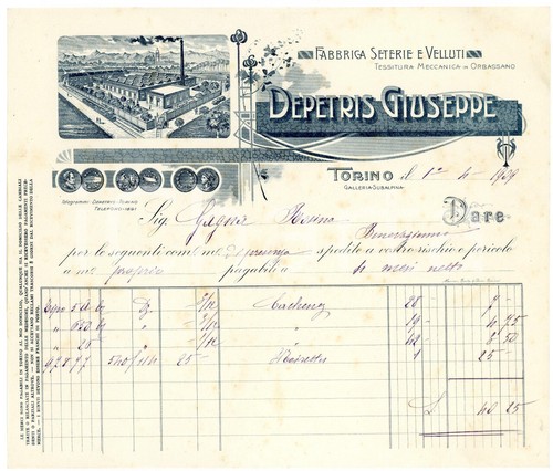 1909 torino giuseppe - torino,