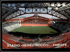 Cartolina U.S Triestina inaugurazione Stadio Nereo Rocco