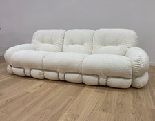 Divano Okay Adriano Piazzesi. Tre D Firenze 70s vintage Boucle Sofa