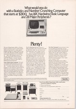 Wang System 2200 Vintage 1974