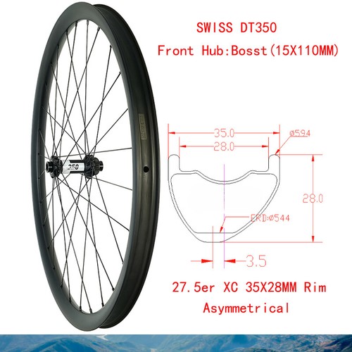 Ruota anteriore mtb - anteriore, xc