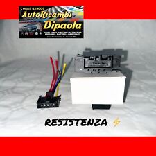 RESISTENZA VENTOLA ABITACOLO CLIMA + CONNETTORE ALFA MITO FIAT GRANDE PUNTO EVO