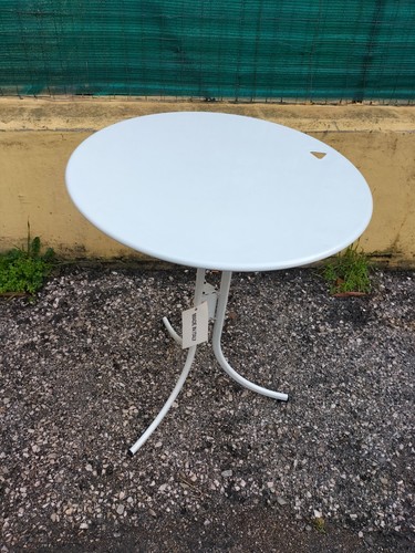 Tavolino pieghevole bianco