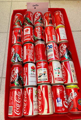 Lotto lattine coca - coca, cola