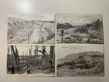 Lotto 4 Cartoline d’epoca originali - Prima Guerra Mondiale (WW1)