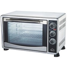 FORNO ELETTRICO  35 LITRI -ACCIAO INOX - TERMOSTATO 4 FUNZIONI -VENTILATO -1500W