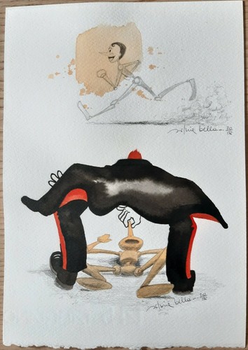 Pinocchio disegno originale - pinocchio,,