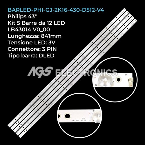 Kit barre strip led tv - led,