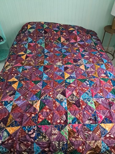 Trapunta patchwork batik