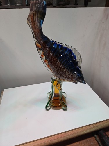 Scultura pesce grande - , vetro