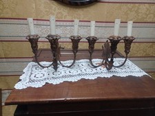 Coppia Di Applique In Legno E