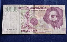 Banconota 50000 Lire Italia