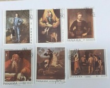 Panama 1967 Gemälde Satz