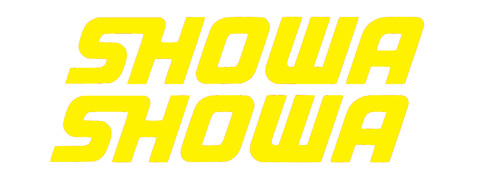 Adesivi showa giallo - showa,