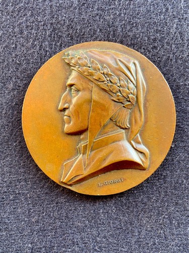 Dante alighieri medaglia in - medaglia,