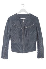 USUAL WAY Giacca in pelle Donna Giacca Taglia IT 44 blu stile casual