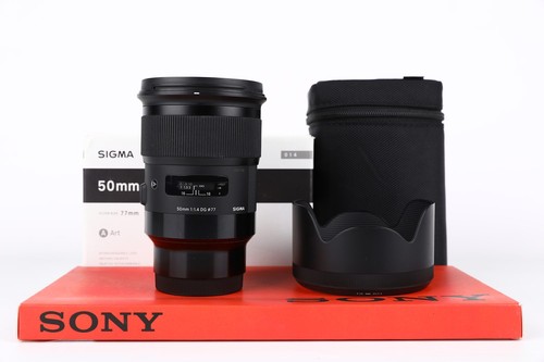 Sigma 50mm art - sony, +