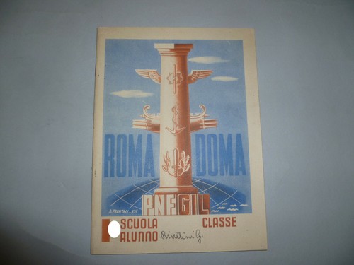Vecchio quaderno pnf - quaderno, gil