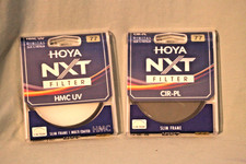 Hoya NXT sigillato 77 mm CIR-PL polarizzatore telaio sottile e filtri UV HMC (2 filtri)