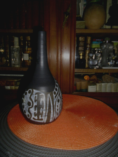 Superbe vase bouteille - vase,