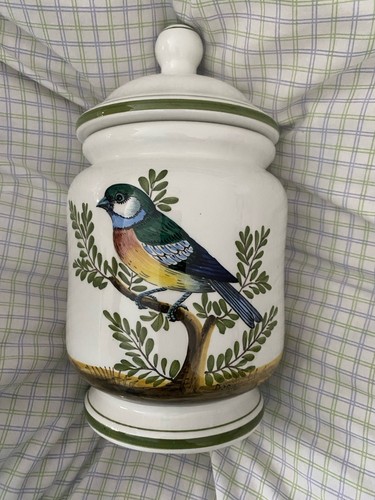 Bassano pottery jar with - jar,