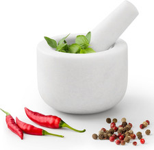 Mortaio Con Pestello Marmo