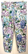 ZARA Jeans di cotone stampato con fiore Taglia S/W26
