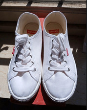 Scarpe Levi's bianche in tela - numero 37 - nuove